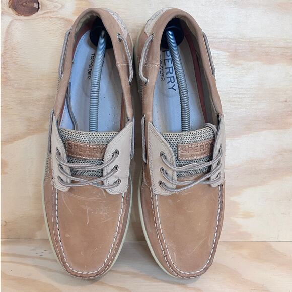 Sperry - Billfish 3-Eye - Boat Shoes - Tan/Beige - Men's - 13 - 0799023 - Picture 7 of 9